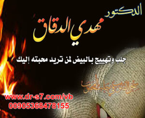 جلب الحبيب السعودية 00905368478155الشيخ الدكتور مهدي الدقاق